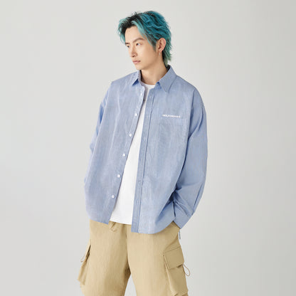 Golfcross yapon kolleji uslubidagi shaharbo'yi chiziqli bir ko'krakli tasodifiy lapel uzun yengli ko'ylak ko'ylagi juftlik modellari