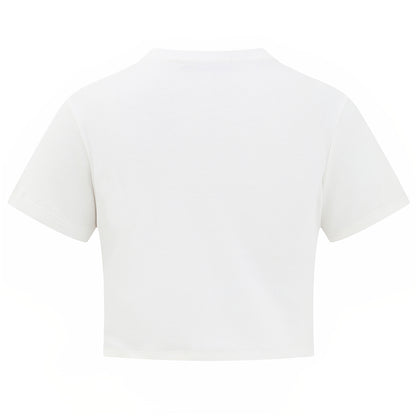 Golfcross shirin salqin ziravorlar qiz uslubi oddiy asosiy ko'p harfli logotipli bosma elkali qisqa yengli pullover yumaloq bo'yinli qisqa yengli yarim yengli ayollar futbolkasi