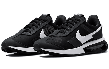 Nike air max pre-day ретро износостойкий амортизация низкий верх воздушная подушка повседневная бег обувь мужская черный переработанный материал - Boxette Shop