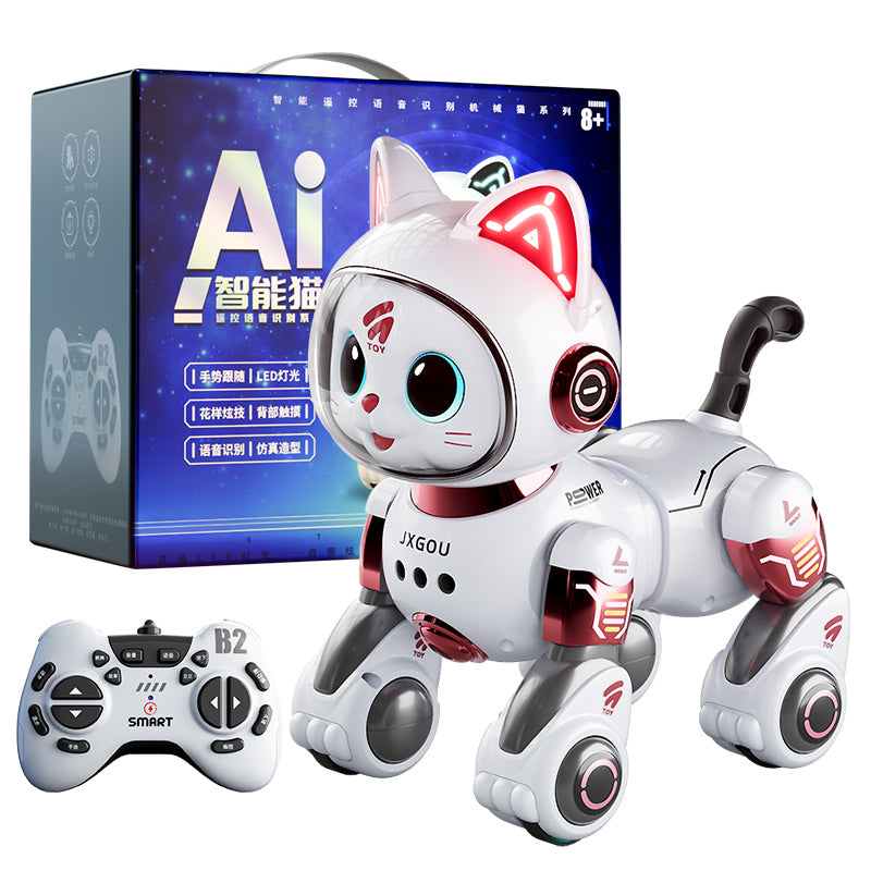 Masofadan boshqariladigan robot mushuk Wan Wei Man