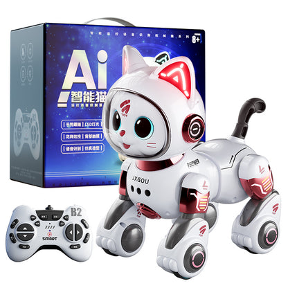 Masofadan boshqariladigan robot mushuk Wan Wei Man