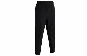 Under armour woven series slim fit woven running training long knit sweatpants men's black