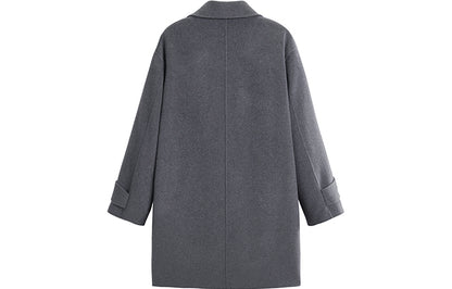 Peacebird erkaklar uchun Tinch okean qushi erkaklar uchun yorqin chiziqli tekis rangli ikki tomonlama tvid jun o'rta uzunlikdagi tvid ikki ko'krakli keng ko'ylagi erkaklar va ayollar modellari