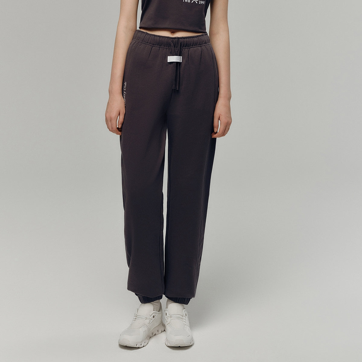 Teenie weenie casual kollej uslubidagi dizaynerlar uchun chizilgan trikotaj ayollar sport shimlari