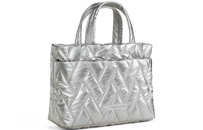 Сумка женская Charles&Keith Diamond Cloud Nylon Quilted Fabric - Boxette Shop