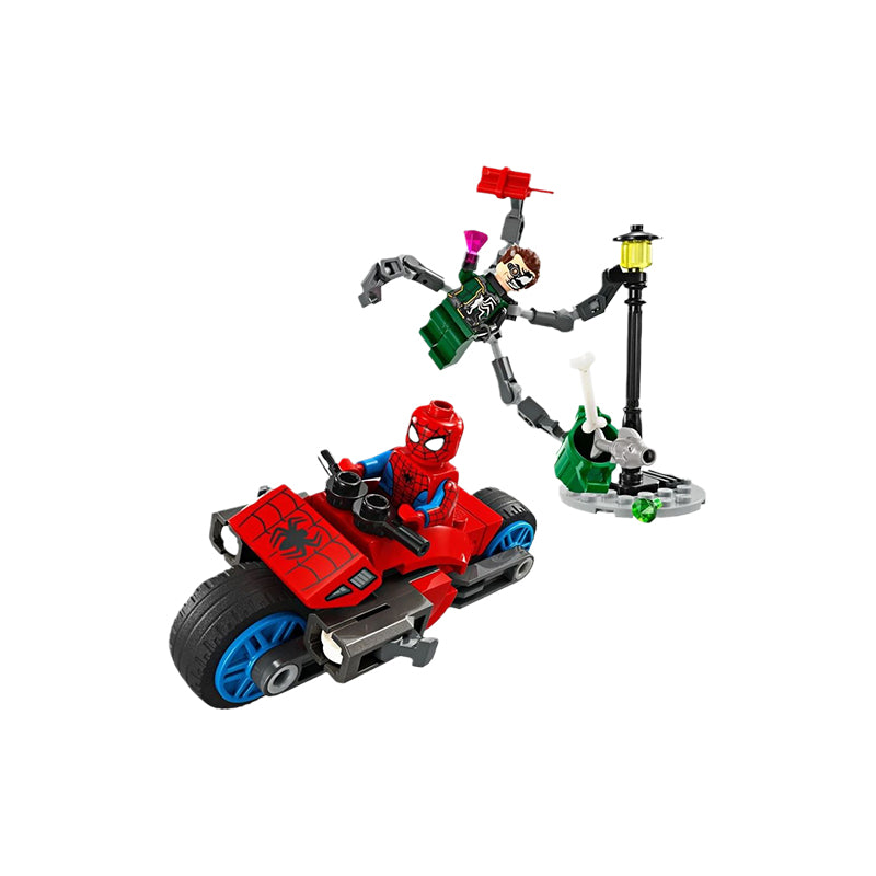LEGO konstruktori "Ta'qib - o'rgimchak odam doktor sakkizoyoqqa qarshi" (76275)