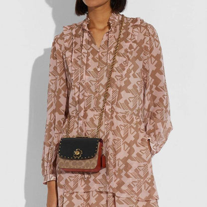 Сумка женская Coach Madison 16 Camellia Spin Lock - Boxette Shop