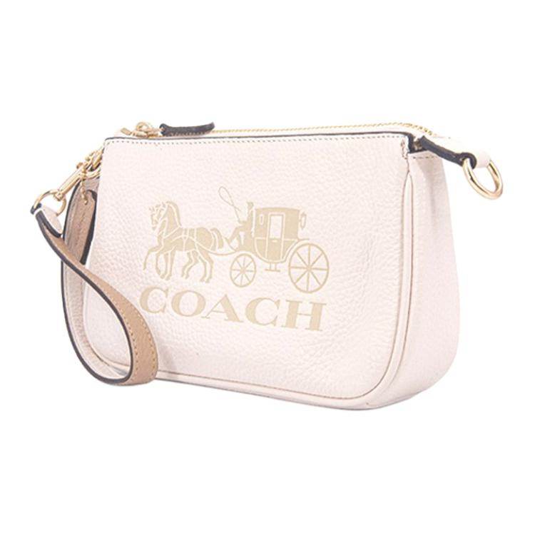Сумка женская Coach Nolita 19 Classic Carriage Print Shoulderless - Boxette Shop