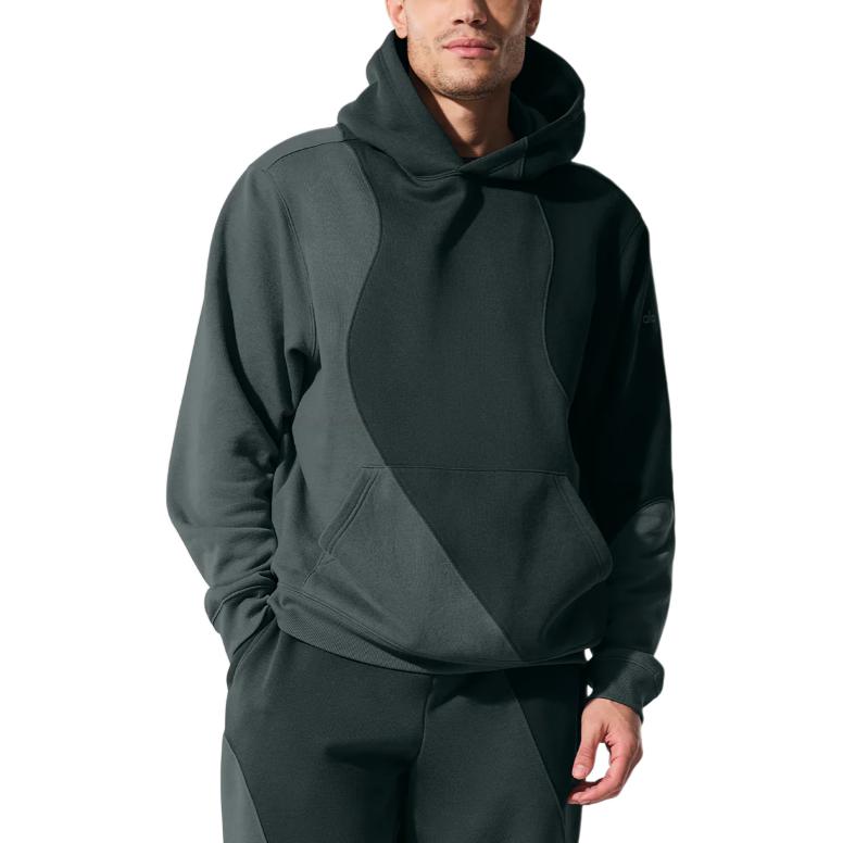 Erkaklar va ayollar uchun Alo yoga accolade rangli kaputli tasodifiy uzun yengli kozok