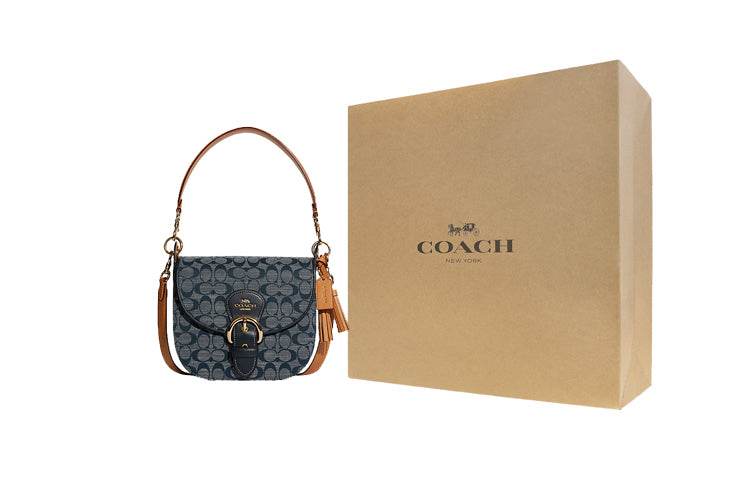 Сумка женская Coach Kleo 23 Chambray Denim Old - Boxette Shop