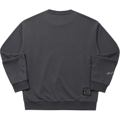 Le Coq Le Coq Sportif Ayollar uchun maktubli bo'yinbog'li uzun yengli keng kozok