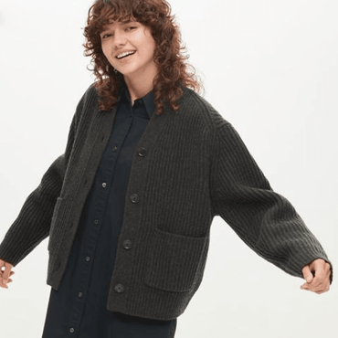Кардиган женский Uniqlo Fw22 Pocket S Dark - Boxette Shop