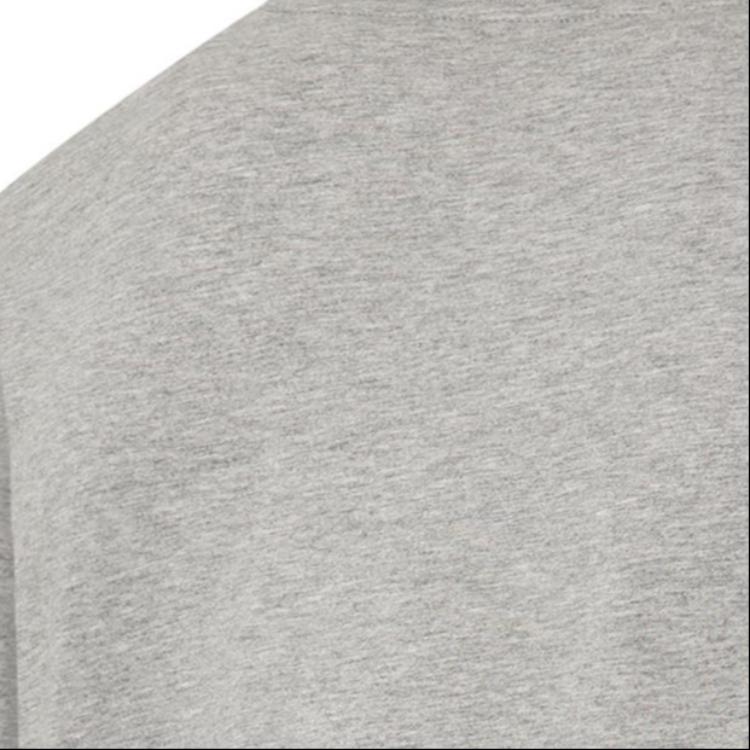 Reebok reebok linear read letter logo bosilgan yumaloq bo'yinli tasodifiy kalta yengli erkaklar va ayollar kulrang futbolkasi