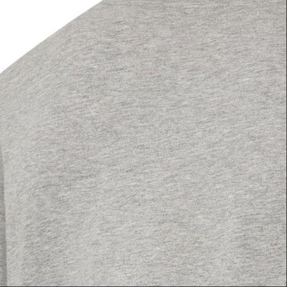 Reebok reebok linear read letter logo bosilgan yumaloq bo'yinli tasodifiy kalta yengli erkaklar va ayollar kulrang futbolkasi