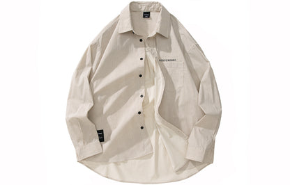 Golfcross yapon kolleji uslubidagi shaharbo'yi chiziqli bir ko'krakli tasodifiy lapel uzun yengli ko'ylak ko'ylagi juftlik modellari