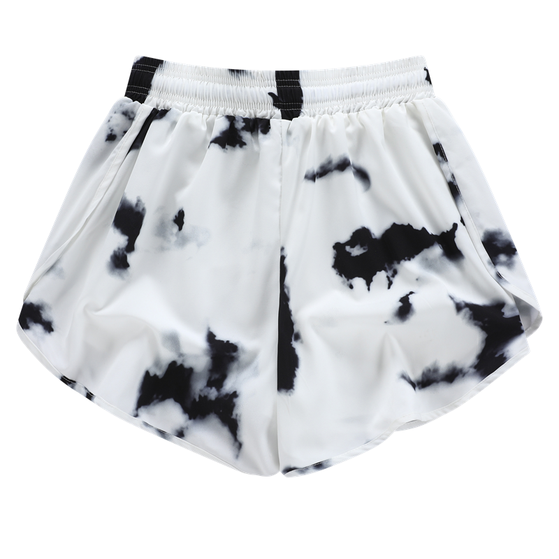 Ayollar uchun JUTEY sigir naqshli sport shortlari