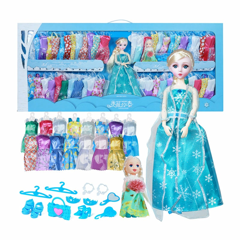 KEBY malika liboslari uchun katta qo'g'irchoq to'plami