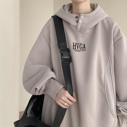 Erkaklar uchun HVGA ko'cha logotipli kapshonli