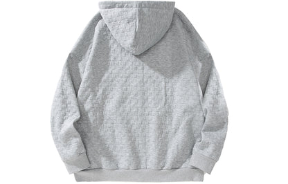 Golfkross yumshoq qalinlashgan vafli harflari bo'sh qalpoqli kardigan ko'ylagi kozok erkaklar va ayollar bir xil modellar