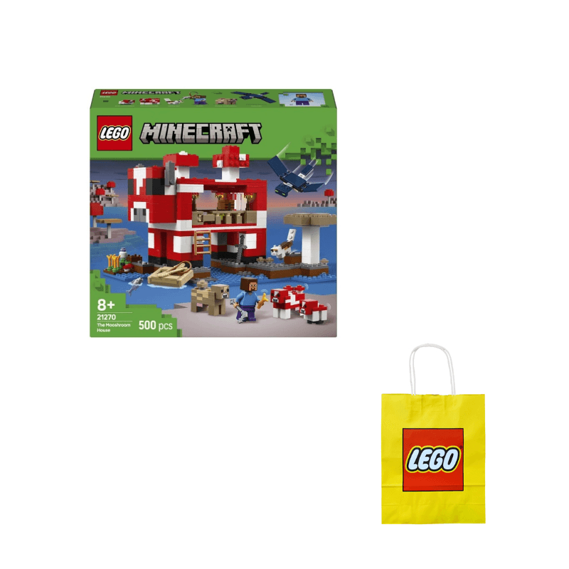 Конструктор LEGO Minecraft: Грибной домик (21270) - Boxette Shop