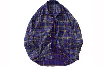 Golfkross Amerika retro to'qnashuvi tasodifiy yubka uzun yengli ko'ylak ko'ylagi juftlik modellari