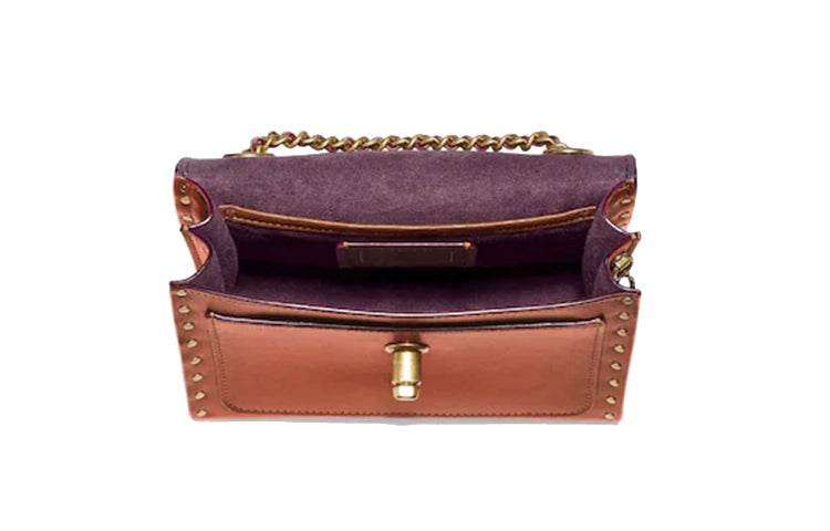 Сумка женская Coach Parker 18 Rivet Camellia Chain Flap - Boxette Shop