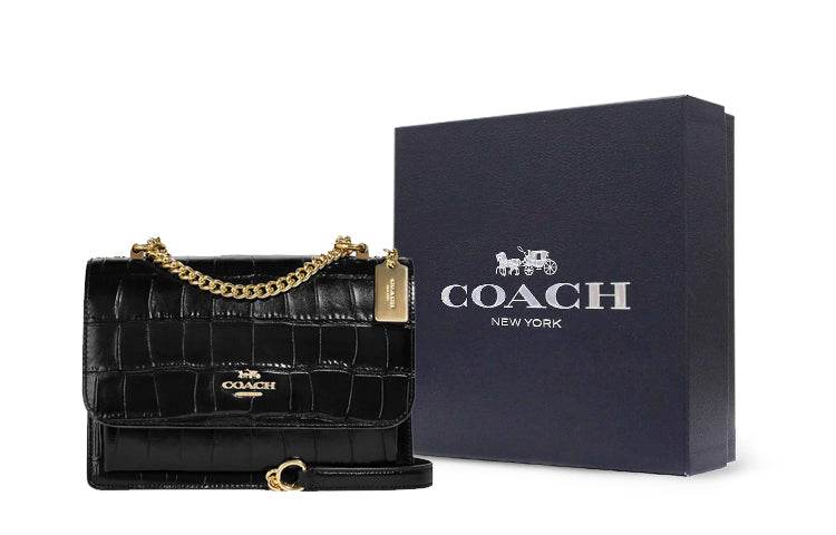 Сумка женская Coach Klare 22 Label Carriage Logo Chain - Boxette Shop