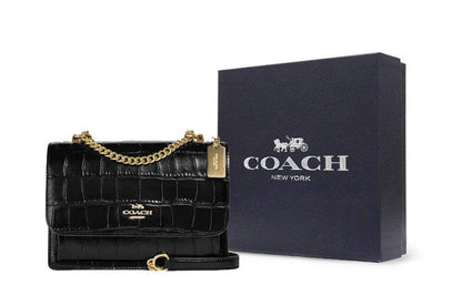 Сумка женская Coach Klare 22 Label Carriage Logo Chain - Boxette Shop