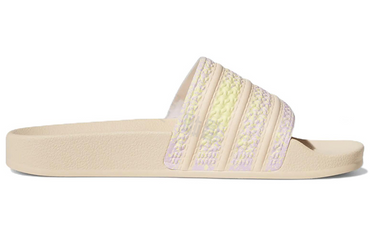 Adidas originals adilette slides casual спортивные тапочки женские розовые фиолетовые