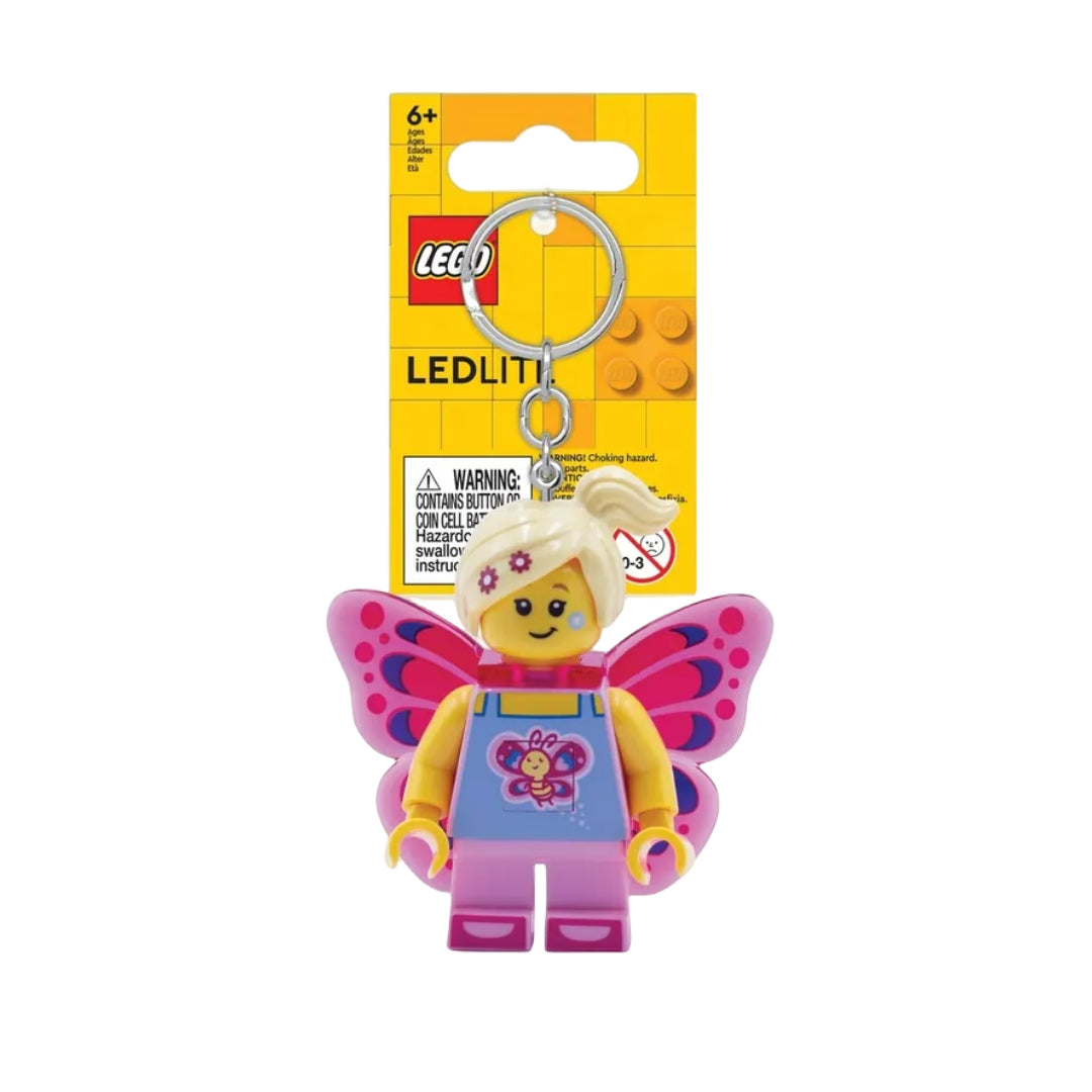 Брелок LEGO "Девочка-бабочка" (LGL-K171H) - Boxette Shop
