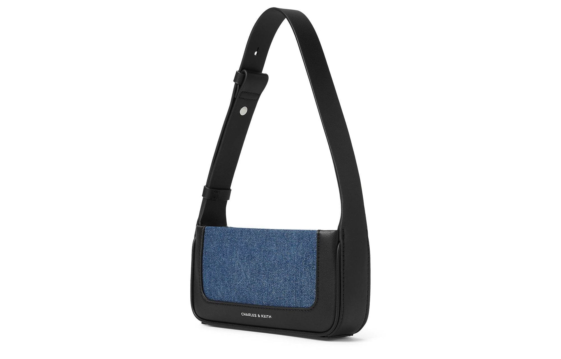 Сумка женская Charles&Keith Simple Fabric S Denim Dark - Boxette Shop