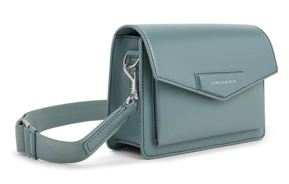 Сумка женская Charles&Keith Simple Wide Strap Square Envelope - Boxette Shop