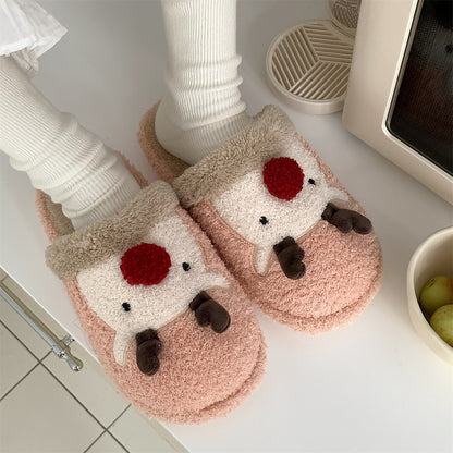 Тапочки Рождественские плюшевые