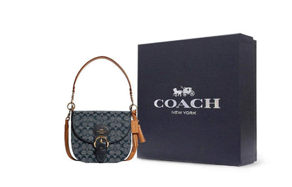 Сумка женская Coach Kleo 23 Chambray Denim Old - Boxette Shop