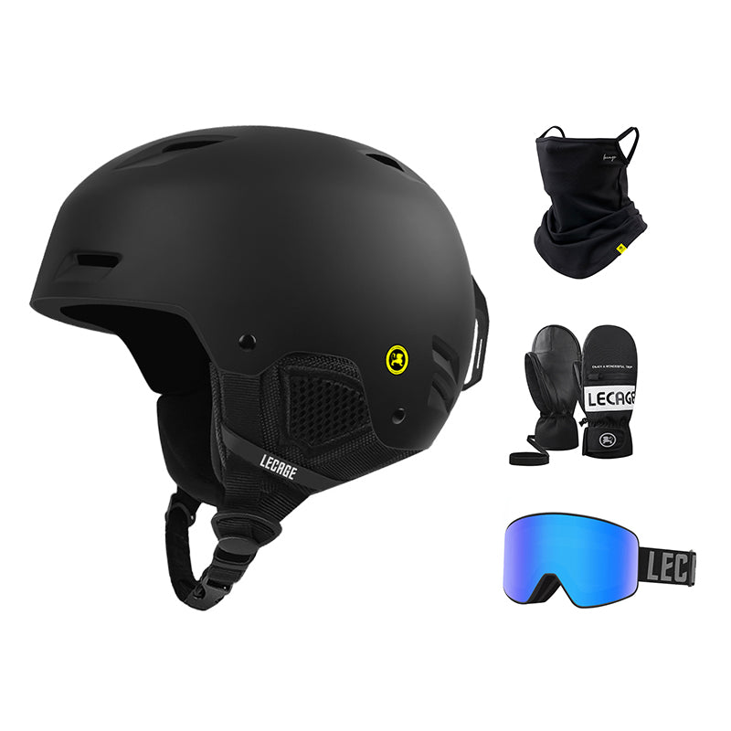 Шлем горнолыжный комплект Lecage