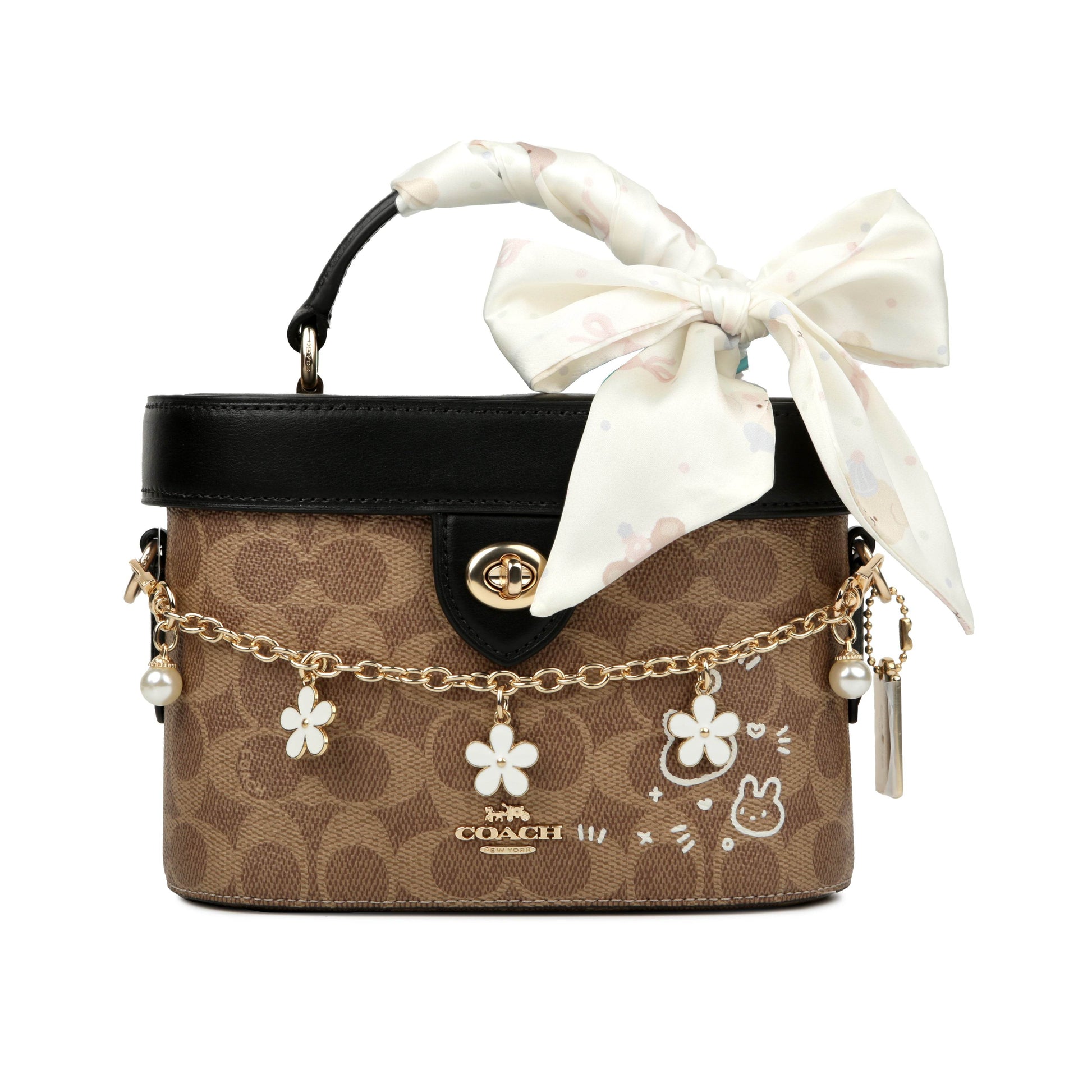 Сумка женская Coach Kay Cat Eat Fish At Classic - Boxette Shop