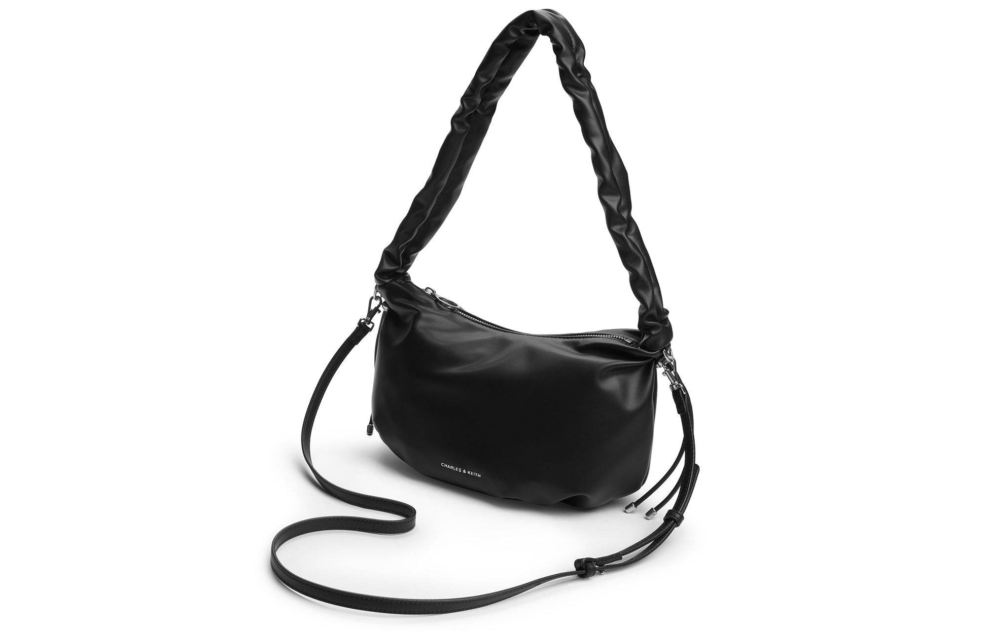 Сумка женская Charles&Keith Pleated Noir - Boxette Shop