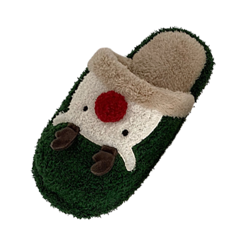 Тапочки Рождественские плюшевые