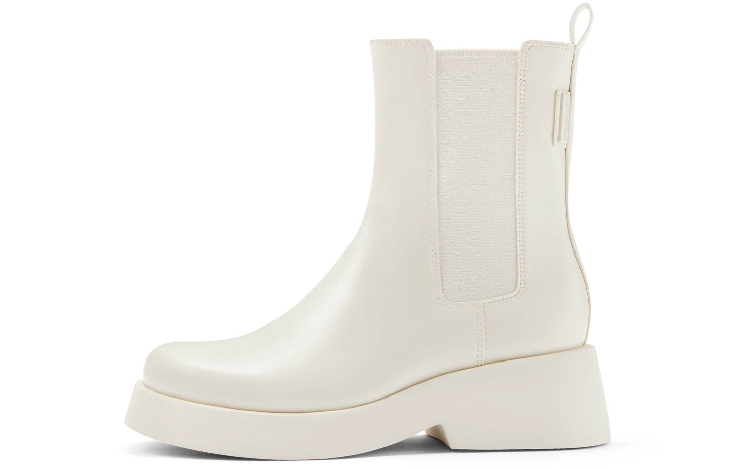 Ботинки женские Charles&Keith Patent Leather Thick Sole Short - Boxette Shop