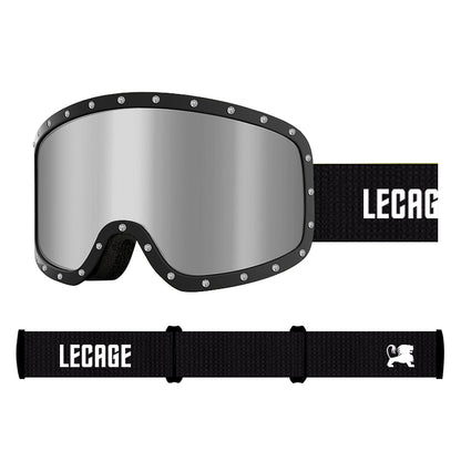 Lecage lecage алмаз снег очки национальная версия защита от солнца секс обертывание анти-туман анти-снег слепота анти-блик ветрозащитный мужчины и женщины с теми же моделями hd вентиляции столб поверхности открытый лыжный очки