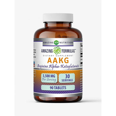 БАД Amazing Formulas AAKG Arginine Alpha-ketoglutarate, 90 таблеток - Boxette Shop