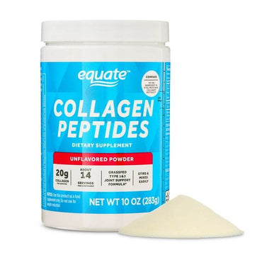 Коллаген Equate Collagen Peptides, типы I и III, 283 г (10 унций), порошок - Boxette Shop
