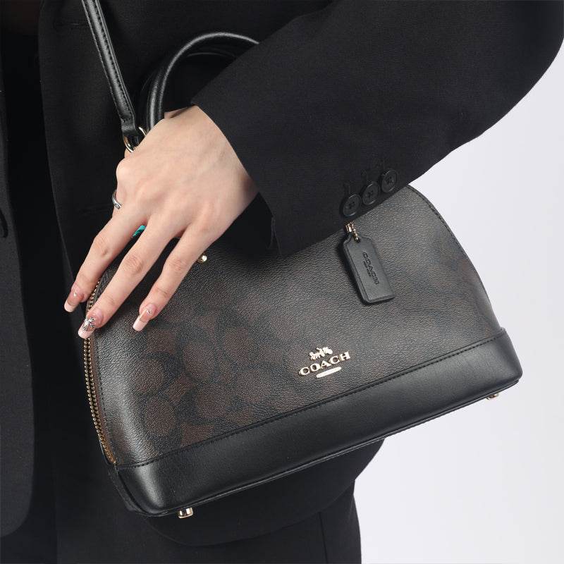 Сумка женская Coach Sierra 26 Old Flower Zip Closure - Boxette Shop