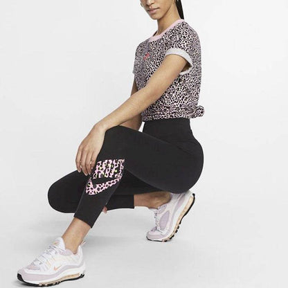 Спортивные леггинсы женские Nike Cotton Monogrammed Bottom - Boxette Shop