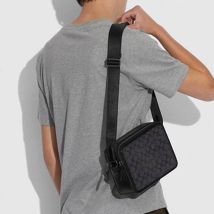 Сумка мужская Coach Charter 24 Old Flower Full Print - Boxette Shop