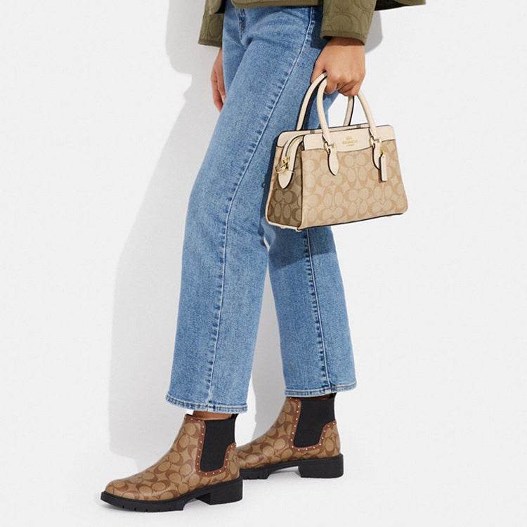 Сумка женская Coach Darcie 26 Classic Old Flower Zip - Boxette Shop