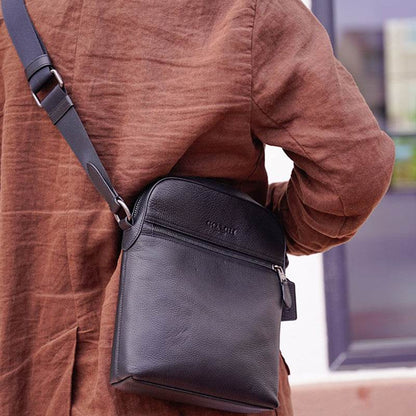 Сумка мужская Coach Houston 22 Pebbled Leather Flight - Boxette Shop