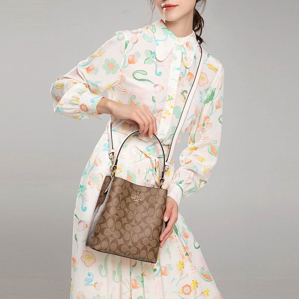 Сумка женская Coach Town 21 Old Flower Canvas - Boxette Shop