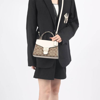 Сумка женская Coach Pepper 22 Classic Old Flower Flap - Boxette Shop