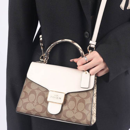 Сумка женская Coach Pepper 22 Classic Old Flower Flap - Boxette Shop